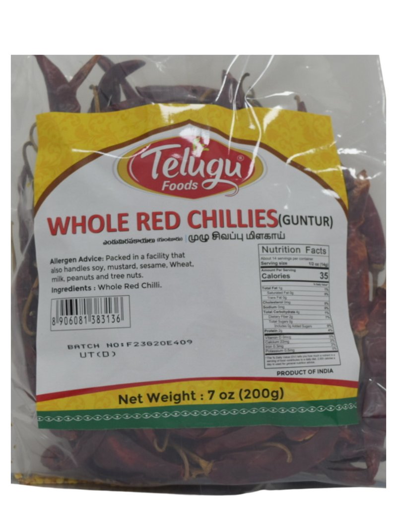 Telugu Red Chilli Whole